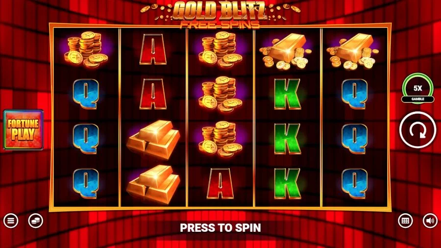 fortune play & free spins gold blitz