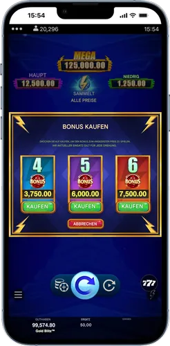 Gold Blitz Bonus-Buy-Funktion