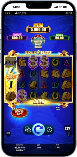 Gold Blitz Slot Blitz- und Cash-Symbole im Blick behalten