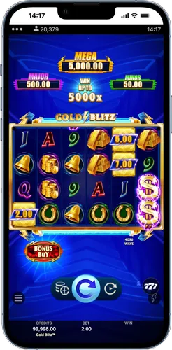 Gold Blitz Drehen starten